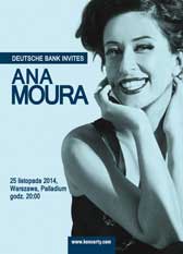 ANA MOURA (25 listopada, Warszawa)