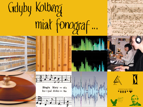 'Gdyby Kolberg mia fonograf...' - zapowied nowego wydawnictwa IS PAN