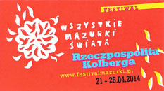 Festiwal WSZYSTKIE MAZURKI WIATA (21-26 kwietnia, Warszawa)