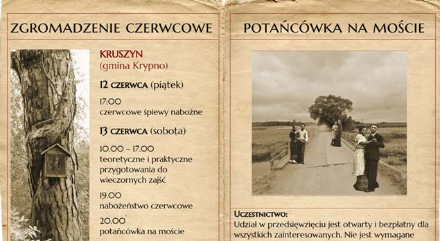 Zgromadzenie czerwcowe - potacwka na mocie (12-13 czerwca, Kruszyn)