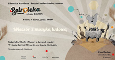 Wieczr z muzyk ludow w Iluzjonie (4 marca, Warszawa)
