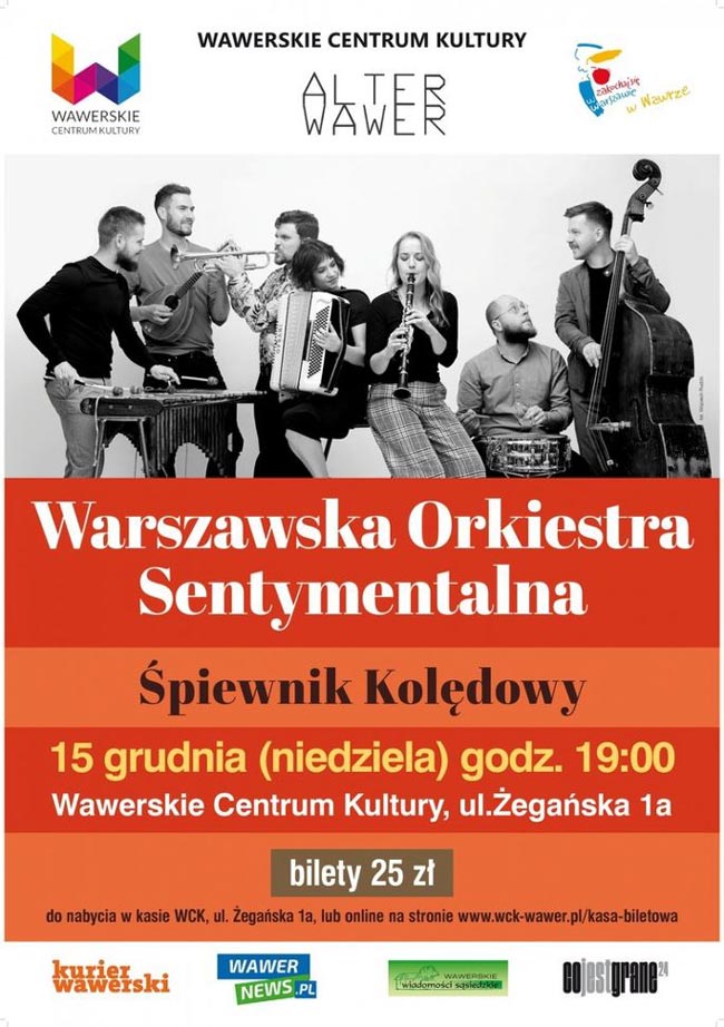 Koldowanie z Warszawsk Orkiestr Sentymentaln (15 grudnia, Warszawa)