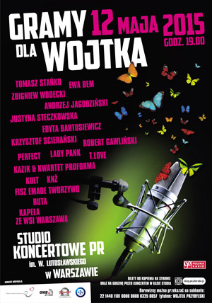 Koncert charytatywny dla Wojtka Przybylskiego (12 maja, Warszawa) Koncert charytatywny dla Wojtka Przybylskiego (12 maja, Warszawa)